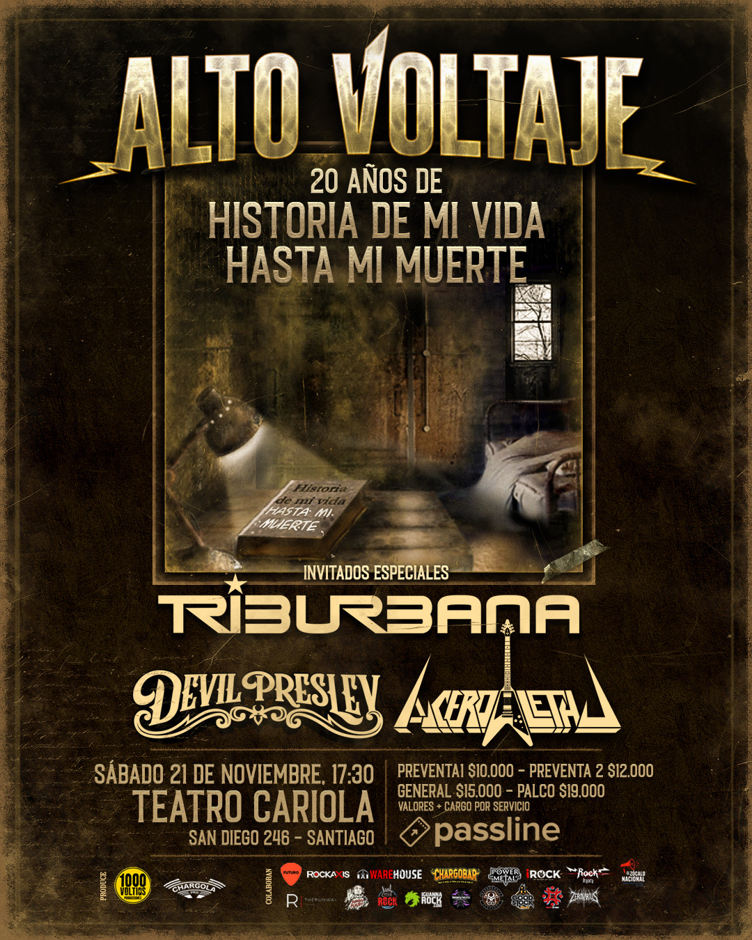 Alto Voltaje celebrará en vivo los 20 años de 